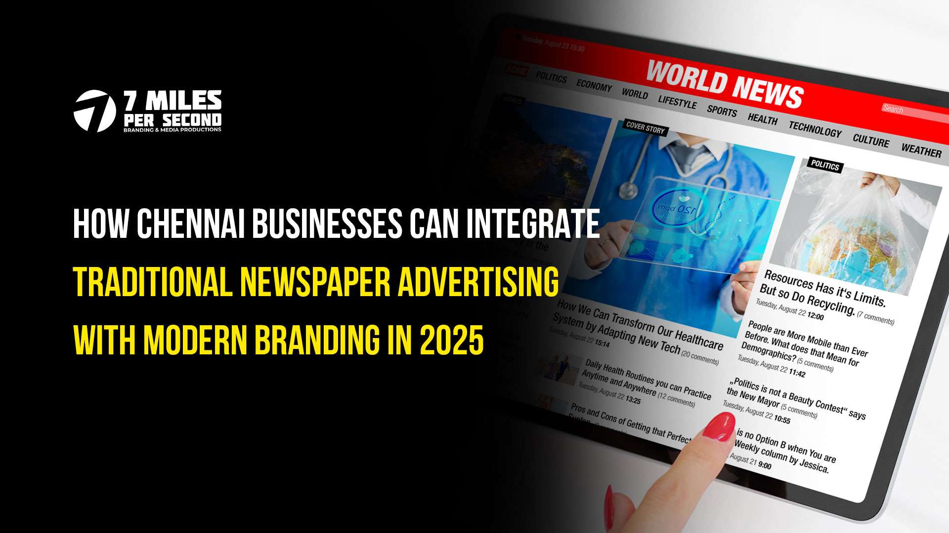 How Chennai Businesses Can Integrate Traditional Newspaper Advertising with Modern Branding in 2025